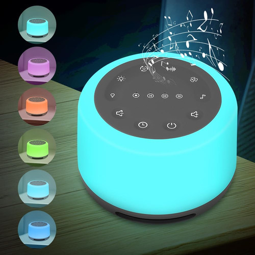 White noise machine baby - white,