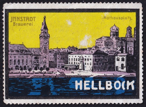 Passau hellbock bier - „hellbock“, der