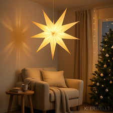 60cm 3D  Leuchtstern Fenster