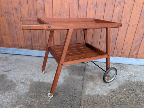 Teak servierwagen teewagen - teak,