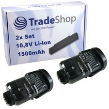 2x Li-Ion Akku 10,8V 1500mAh