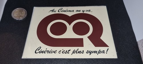 Aufkleber cinéma y va - cinéma,