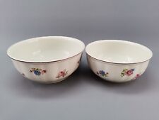 2 Keramik Schüsseln Blumen