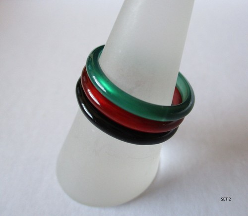 Ring edelstein 3er set - ring,,
