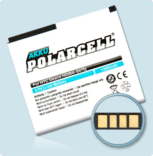 Polarcell akku für - akku, htc