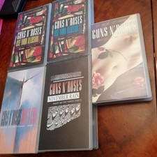 5x VHS Konvolut Guns'n Roses Use Your Illusion - November Rain etc Videokassette