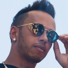 Thom Browne TB-804 | Titan / 18K Gold / Mesh Shield | Lewis Hamilton | RARE