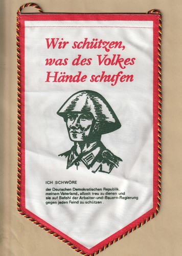 Ddr nva wimpel soldat jahre - ddr,