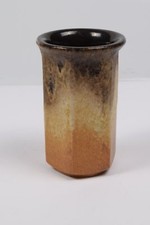 Scheurich Keramik kleine Vase Midcentury hexagonal pottery 297-13