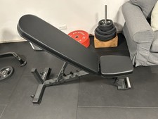 Atletica Hantelbank B4 Schrägbank verstellbar Leder NEUWERTIG!