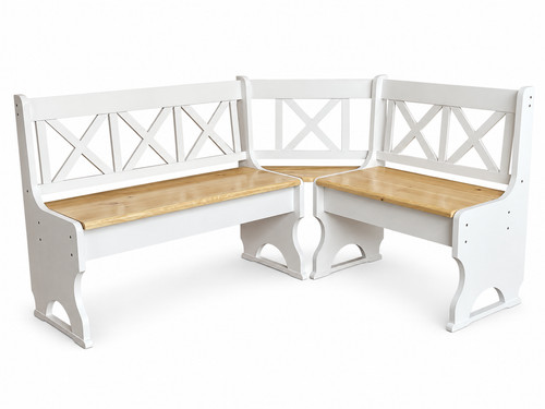 Eckbank kiefer massivholz - kiefer,