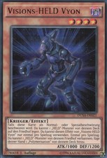 YuGiOh Visions-HELD Vyon DUSA-DE021 Ultra Rare Played 1st