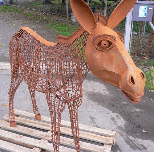 Esel konrad lebensgroß xxl - 3d,