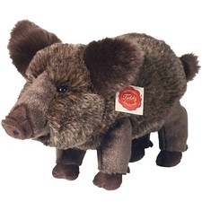 Teddy Plüschtier Wildschwein stehend, 30 cm Stofftiere NEU