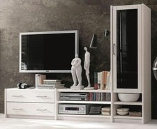 Massivholz Anbauwand Kiefer massiv NEU Wohnwand TV-Lowboard Wohnzimmer-schrank