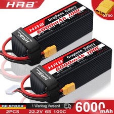 2Stück HRB 6s 22,2V 6000mAh