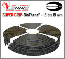 Meterware Super Grip BioThane® mit Noppen 13, 16, 19 mm, Schwarz, jede Länge