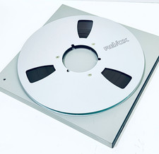 Original ReVoX Alu Tonbandspule/Reel m. Mastering Tape 631 + Schuber 26,5cm NAB!