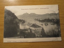 AK Rolandseck , Nonnenwerth und Siebengebirge , gelaufen 1907