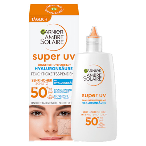 Sunscreen facial fluid with