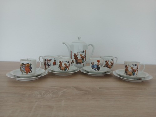 Puppengeschirr porzellan alt - porzellan,