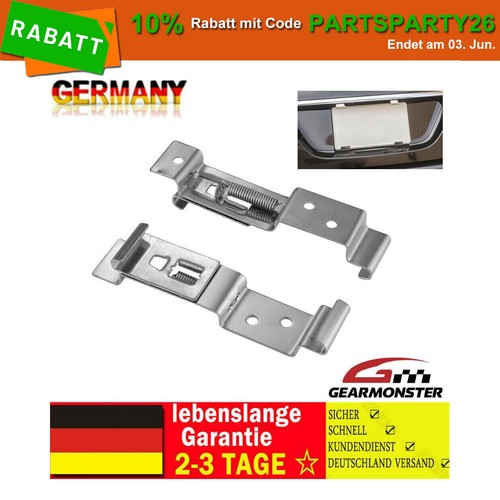 Kennzeichenhalter rahmenlos - 2x,