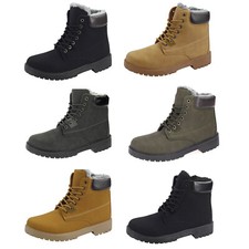 Herren Winterstiefel Boots Stiefeletten Gefüttert Winterschuhe Herrenschuhe Neu