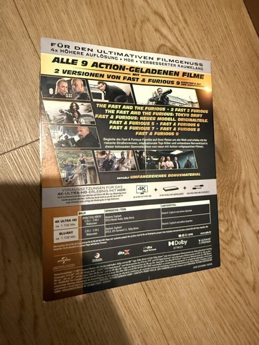 Fast and furious blu - and, +
