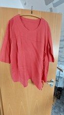 Damen  Leinen Bluse Gr.48/50 -ROT-