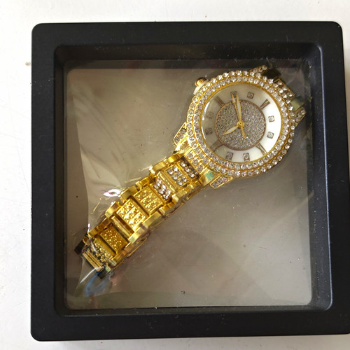 Damen armbanduhr analog gold - armbanduhr,
