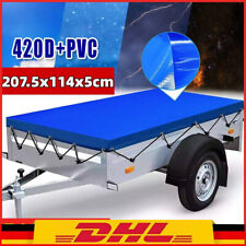 Anhänger Flachplane Abdeckplane 211x116cm für Humbaur 750kg PKW Hänger Abdeckung