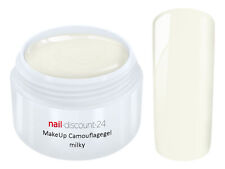 UV LED Gel MAKE UP CAMOUFLAGE MILKY French Farbgel Cover Modellage Aufbau Tips