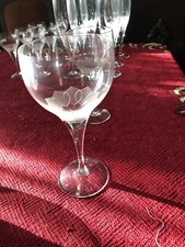 Rosenthal LOTUS Weingläser Kerbschliff 4000 Höhe : 11,4 cm