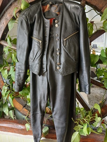 Burberry vintage lederkombi - burberry,