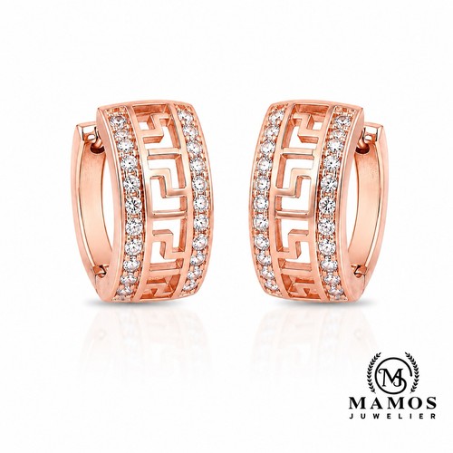 Roségold creolen mit - ✨,