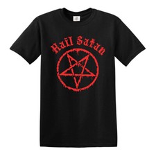 Hail Satan T-Shirt Pentagramm