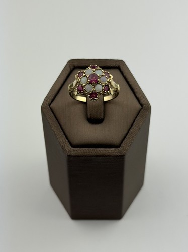 Rubin und opal ring - und, 9