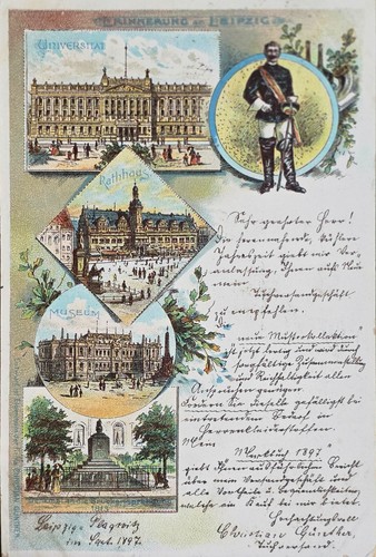Alte litho ansichtskarte - alte,