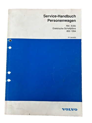 Volvo service handbuch - volvo, service-handbuch