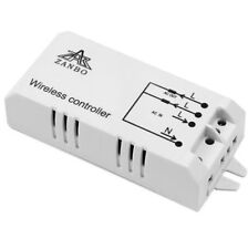 230V Funk 433Mhz 2 Kanal Empfänger Fernbedienung universal lernfähig Beleuchtung