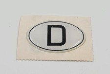 Aufkleber Sticker D-Schild