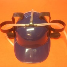 Trinkerhelm Party Scherzartikel Bierhut Getränkehalter Fasching... Neu unbenutzt