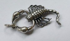 Anhänger Sternzeichen Skorpion 835 Silber Vintage 70er pendant silver