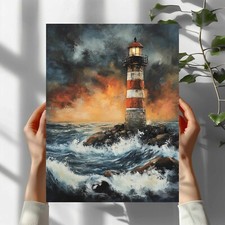 Leuchtturm am Meer Premium