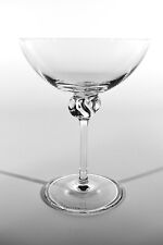 DAUM Nancy Glas Champagner Schale ° Bolero Glas ° Signiert ° Höhe 13,5 cm °