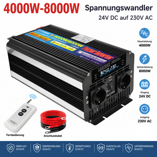 Spannungswandler 24v auf 230v - auf,