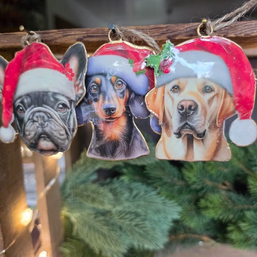 Weihnachten deko bulldogge - 3,