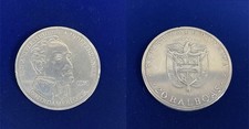 Münze Silber Panama Jahrestag 1971 20 Balboas 150 Jahre Simon Bolivar 3.8 Unzen
