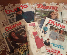 4 Häkel-/Strickhefte, Burda