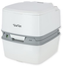 THETFORD Porta Potti Qube 365, weiß, Toilette für Wohnwagen, Zelt, Musik Festiva